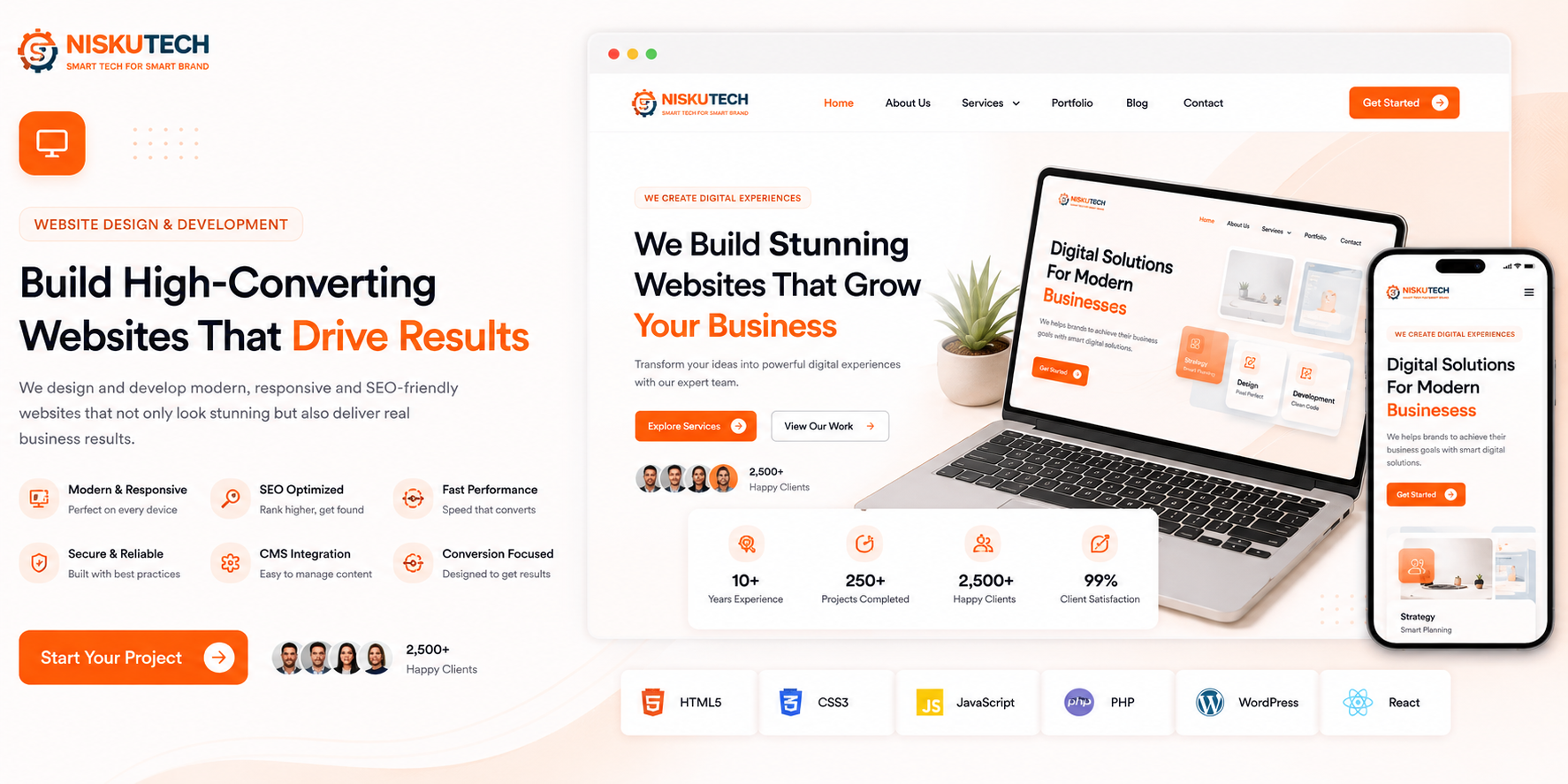 Website Design & Development — NiskuTech