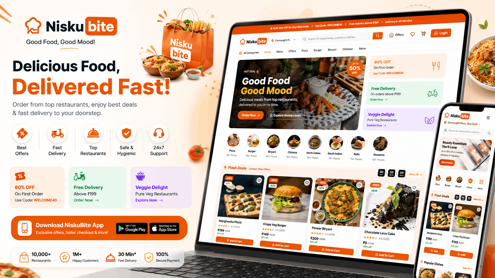 NiskuBite — Restaurant website by NiskuTech