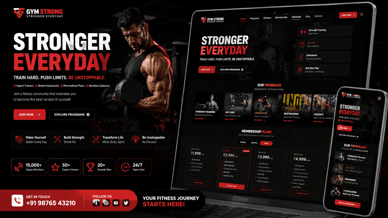 NiskuFit — Fitness & Wellness website by NiskuTech
