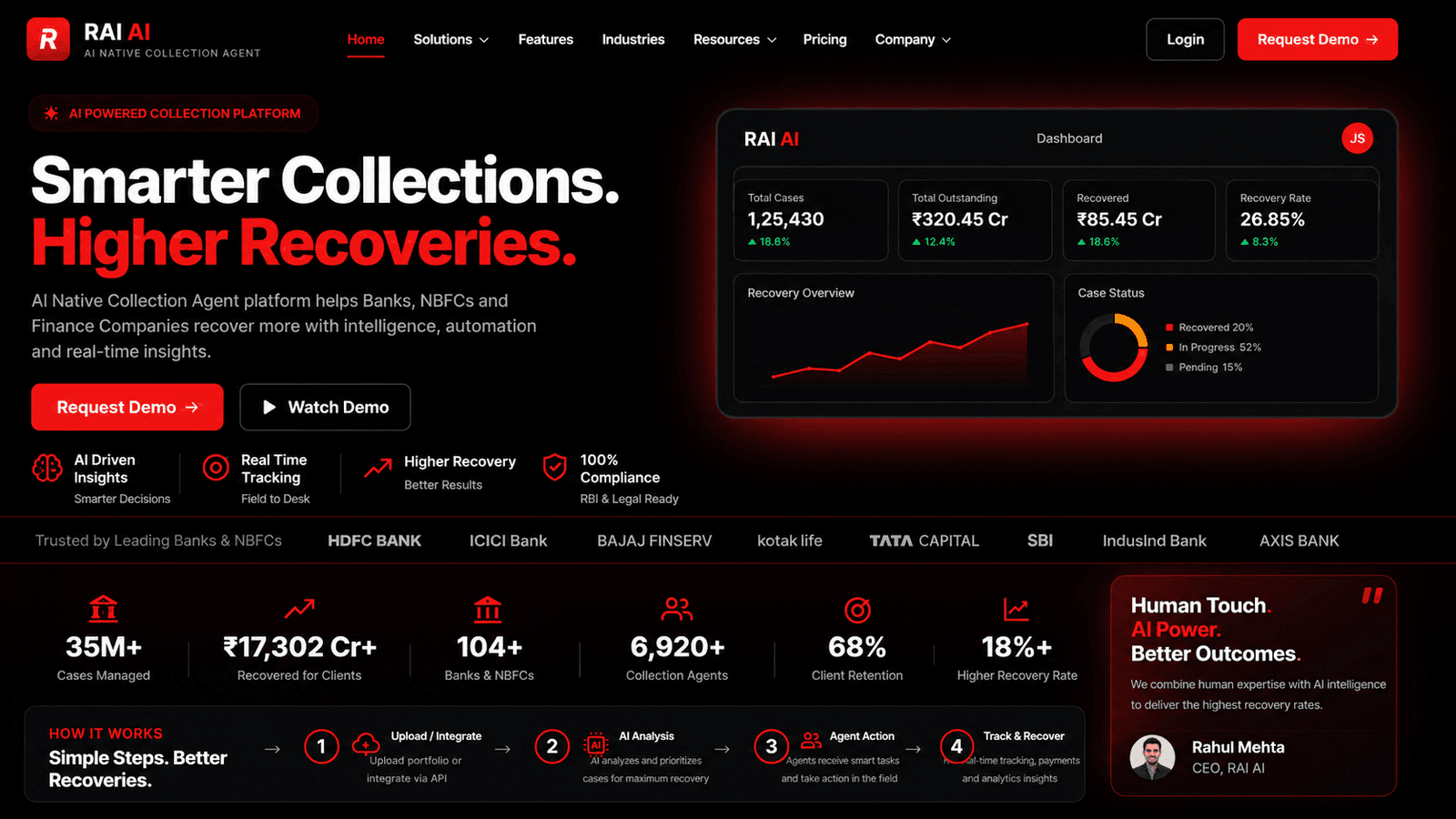 RAI AI — Collections website by NiskuTech